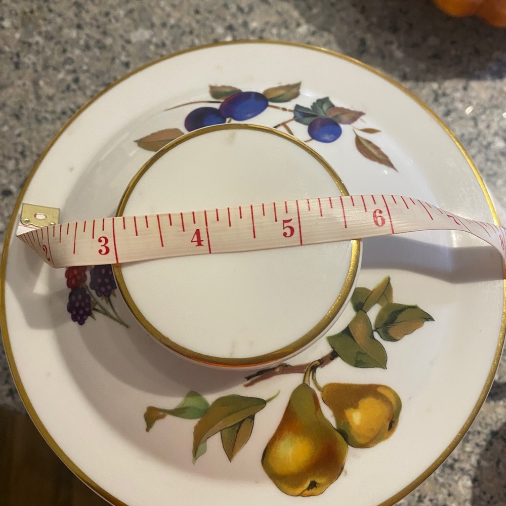 Royal Worcester porcelain canister